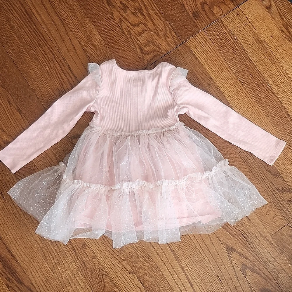 Joie Sparkling Pink and White Kids Dance Costume